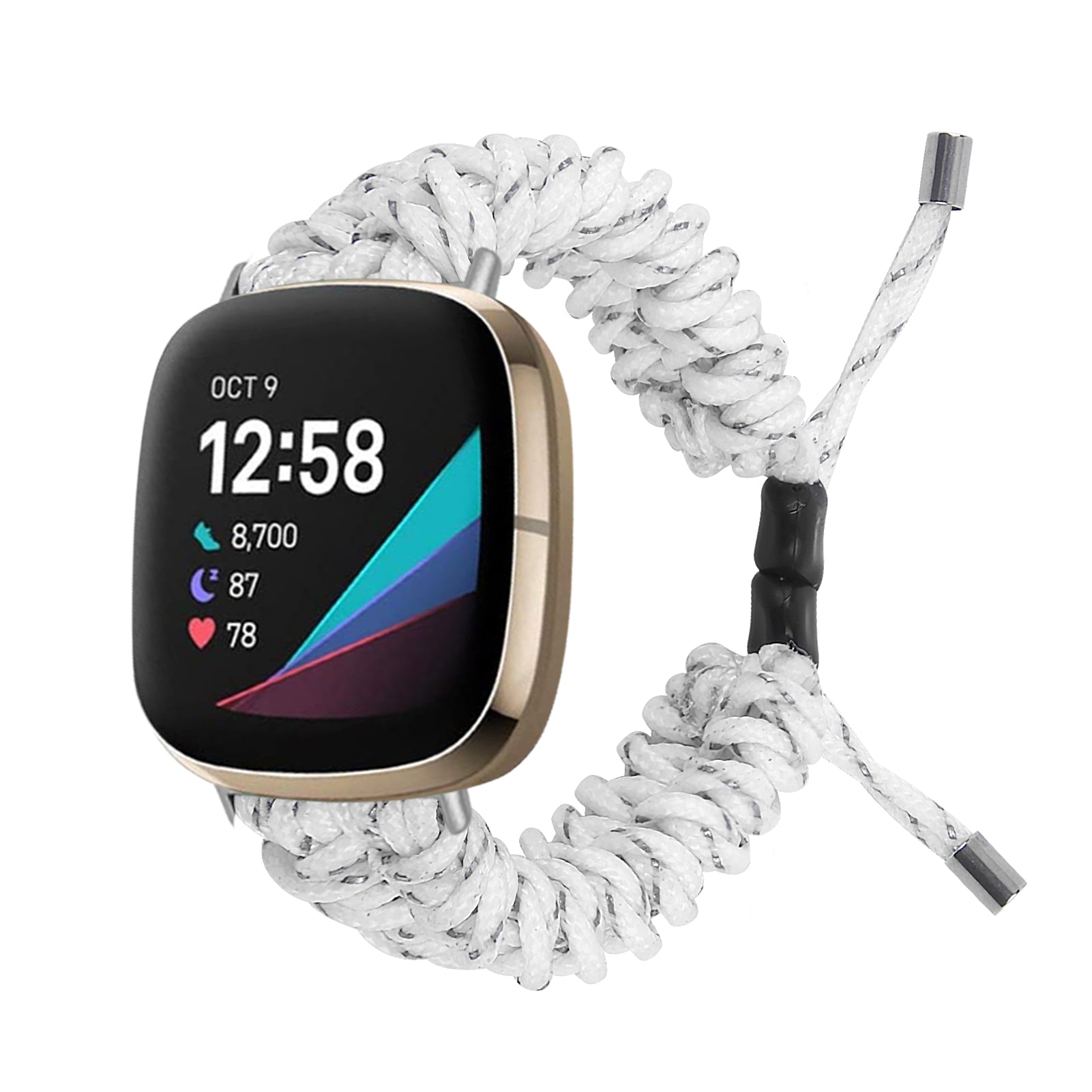 For Fitbit Versa 4 Sense 2 Smart Watch Band Adjustable Braided Wrist Strap For Fitbit Versa 4 Sense 2 Smart Watch Band Adjustable Braided Wrist Strap
